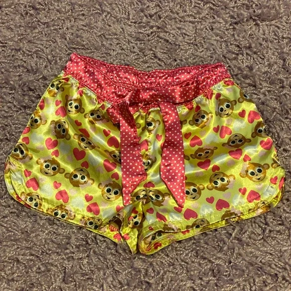 Justice Pajamas Justice Girls Size 67 Silky Monkey Pajama